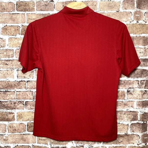 PGA Tour Performance Red Polo Shirt Mens Size Large Stretch‎ Golf - Picture 2 of 6